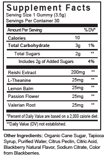 Relax Mushroom Extract Gummies - 30ct.